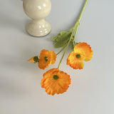 Bulk 23" Artificial Silk Poppy Flowers Fake Poppy with Stems for Home Wedding Party Tables Decor Wholesale