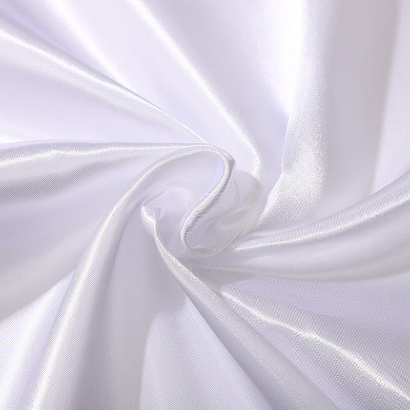 Bulk 2 pcs Satin Hollow Lace Napkins Restaurant Wedding Party Dinner Decoration Wholesale