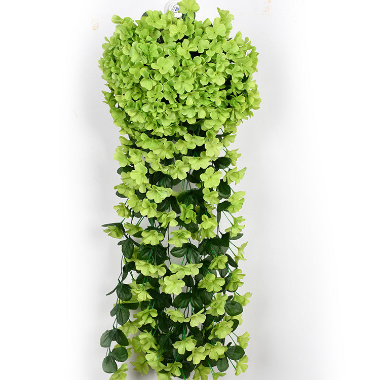 2 Pcs Faux Weeping Begonia Hanging Silk Plants Garland for Outdoors