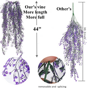 2 Pcs 3.6ft Hanging Weeping Vines UV Resistant Artificial Plants for Outdoors
