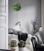 Lavender Artificial Flower Topiary Ball, 6 Inch, Bulk Greenery Plant for Indoor Outdoor Decor