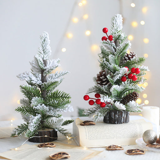 Artificial Spruce Christmas Tree 12 Inch Small Tabletop Holiday Decor