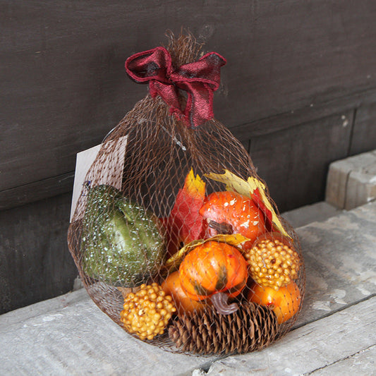 10 Pcs Artificial Small Pumpkin Decorations for Halloween Fall Harvest Centerpiece