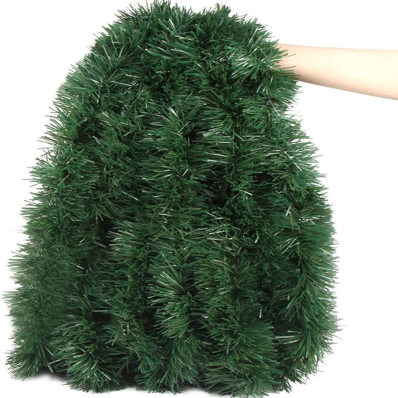 Bulk 50 Ft Christmas Garland Soft Green Artificial Garland for Indoor/Outdoor Holiday Home & Garden Christmas Decorations Wholesale