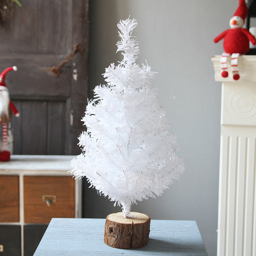 Mini Artificial Christmas Trees White Bulk Pack 10 Pcs 6 Inch Holiday Decor