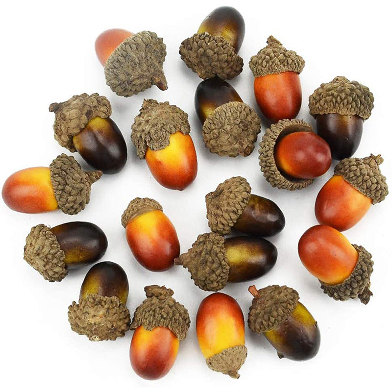 Bulk Artificial Acorns for Christmas Decor DIY Crafts Autumn Home Accents Wedding and Party Favors Photography Props Wholesale