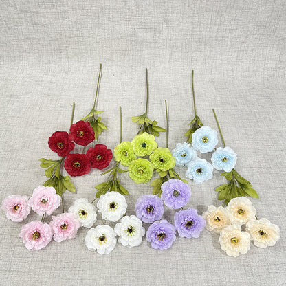 Wedding Floral Backdrop Artificial Lotus Stems - 23.23" Bendable Silk Decor for Venue Styling