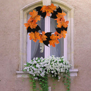 Halloween Mini Bat Wreath 10 Inch Artificial Decorative Accent