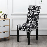 Bulk 10 Pcs Polyester Floral Elastic Chair Cover for Home Decoration Wholesale