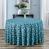 Bulk Jacquard Polyester Round Tablecloth Elegant and Durable Table Cover for Parties and Events Wholesale