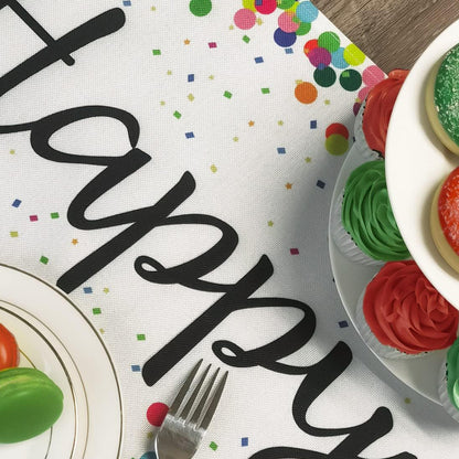 Bulk Birthday Theme Table Runners for Birthday Parties Indoor and Outdoor Wholesale