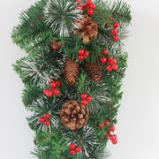 Christmas Upside Down Tree Wreath 26 Inch Artificial Holiday Decoration