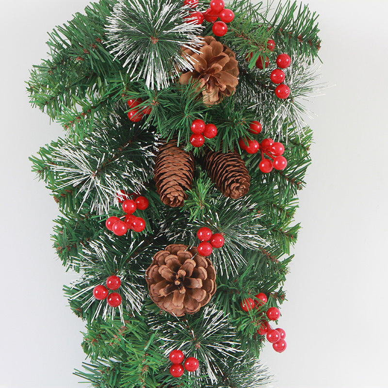 Christmas Upside Down Tree Wreath 26 Inch Artificial Holiday Decoration