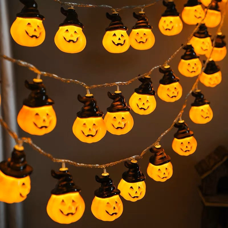 Bulk Halloween Decor Waterproof LED Pumpkin Lights Battery Powered Flickering Orange Pumpkins for Indoor and Outdoor Party Decorations Wholesale