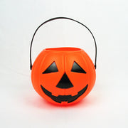 2 Pcs Halloween LED Pumpkin Candy Buckets Trick or Treat Buckets Artificial Plastic