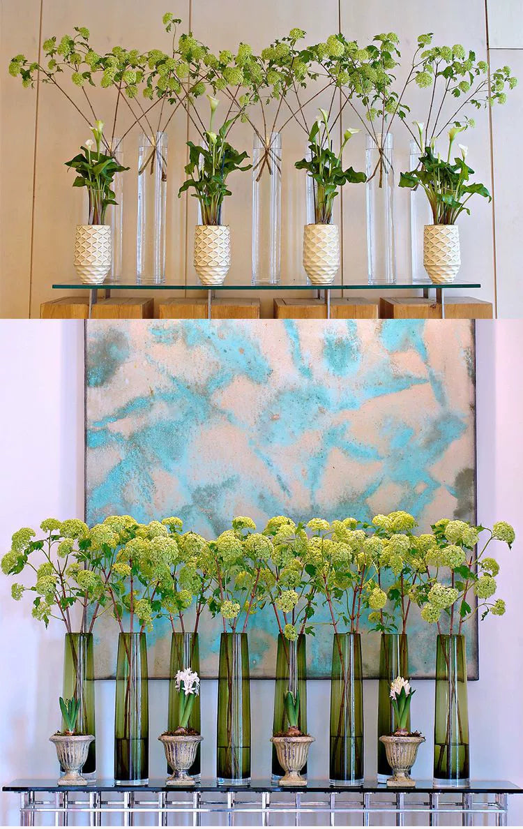 Bulk 33" Artificial Flowers Hydrangea Long Stems Real Touch Lifelike Arrangement Wholesale