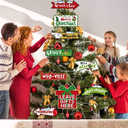 Bulk 18 PCS Christmas Tree Ornaments, Xmas Hanging Decorations for Tree, Holiday Party Supplies, Christmas Decor Wholesale