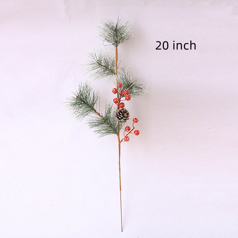 Christmas Rattan Tabletop Decoration Cuttings Artificial Holiday Decor