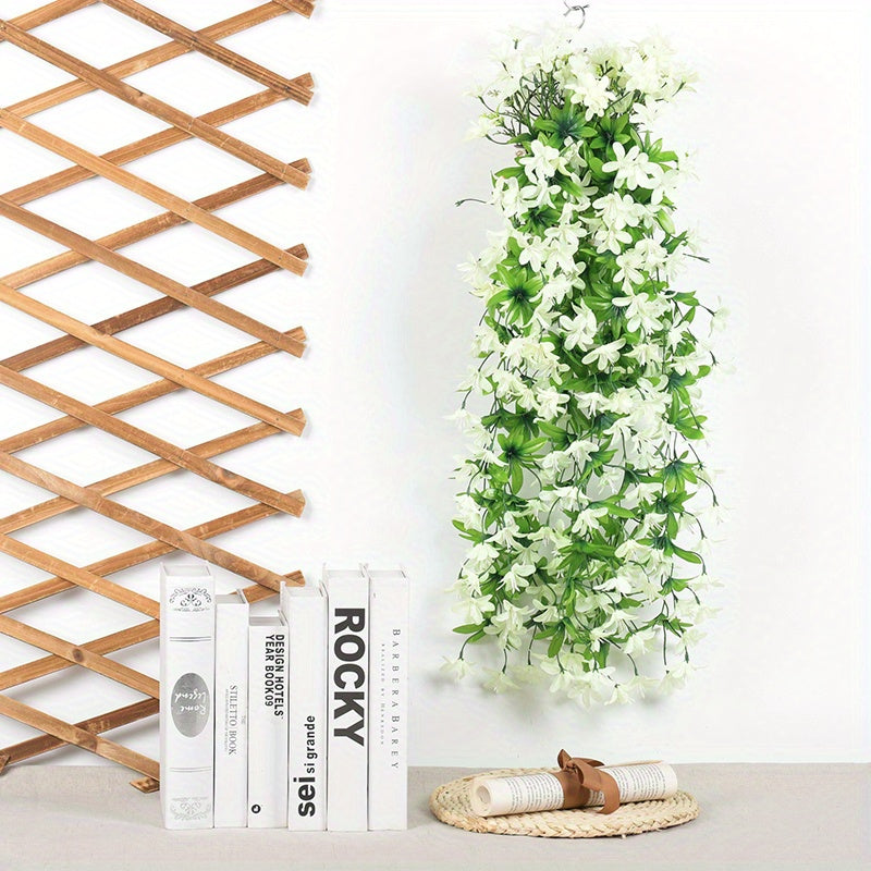 Artificial Hanging Spring Flower Garland 6 Ft UV Resistant Bulk Patio Garden Decor