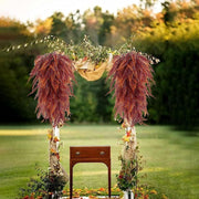 2 Pcs Artificial Boston Fern Hanging Vines Plants UV Resistant Outdoor Decor