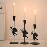 3-Pack Cupid Iron Candelabra Set (3 Sizes) - Wedding & Elegant Home Decor