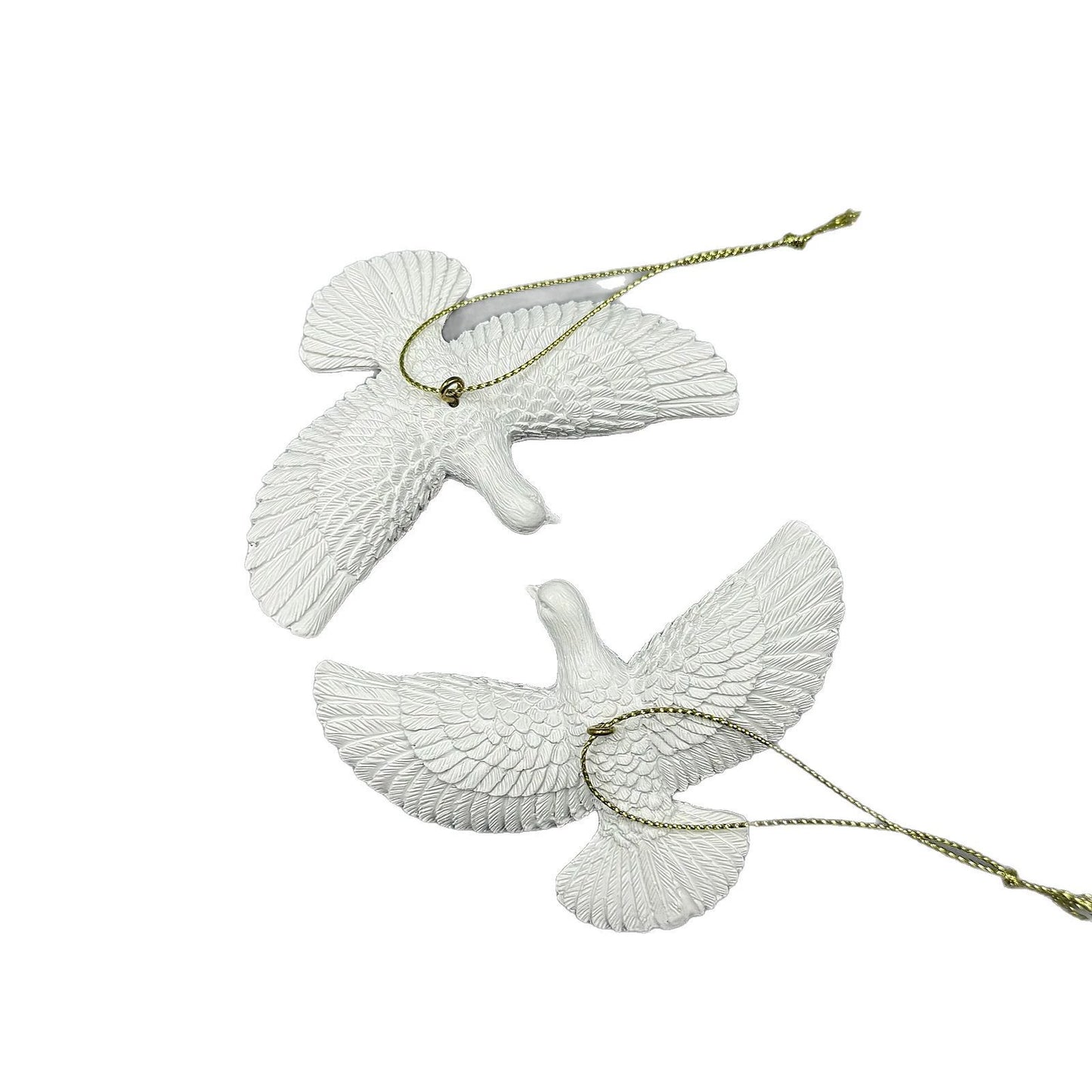 3.5” Peace Dove Hanging Ornament - Christmas Tree & Home Yard Decorative Statue