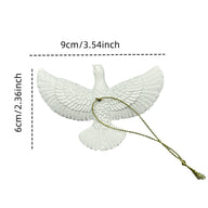 3.5” Peace Dove Hanging Ornament - Christmas Tree & Home Yard Decorative Statue