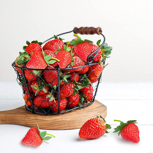 30 Pcs Artificial Strawberries Lifelike Realistic Simulation Red Plastic Fruit Decor