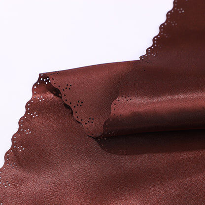 Bulk 2 pcs Satin Hollow Lace Napkins Restaurant Wedding Party Dinner Decoration Wholesale