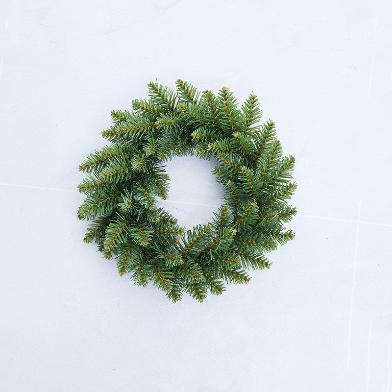 Artificial Christmas Wreaths Green Bulk DIY Holiday Decor 12 Inch 5 Pcs