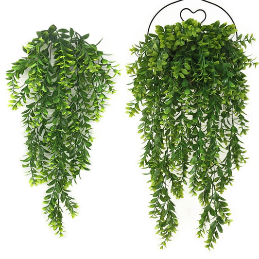 31.5" Artificial Hanging Vine (2 Pcs), Faux Greenery for Living Walls  Indoor Outdoor Hanging Plant