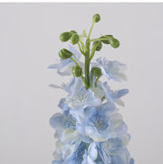 9 Colors 31.5 Inch Real Touch Delphinium Stems Bulk Faux Larkspur Flowers