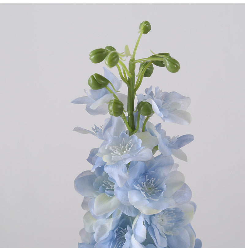 9 Colors 31.5 Inch Real Touch Delphinium Stems Bulk Faux Larkspur Flowers