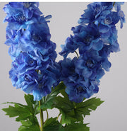 9 Colors 31.5 Inch Real Touch Delphinium Stems Bulk Faux Larkspur Flowers