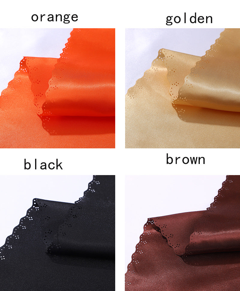 Bulk 2 pcs Satin Hollow Lace Napkins Restaurant Wedding Party Dinner Decoration Wholesale