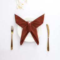 Bulk organic cotton napkins wedding party hotel table decoration wholesale