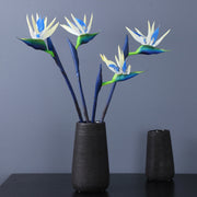 32 Inch Birds of Paradise Stems 10 Pcs Real Touch Latex Artificial Strelitzia Flowers
