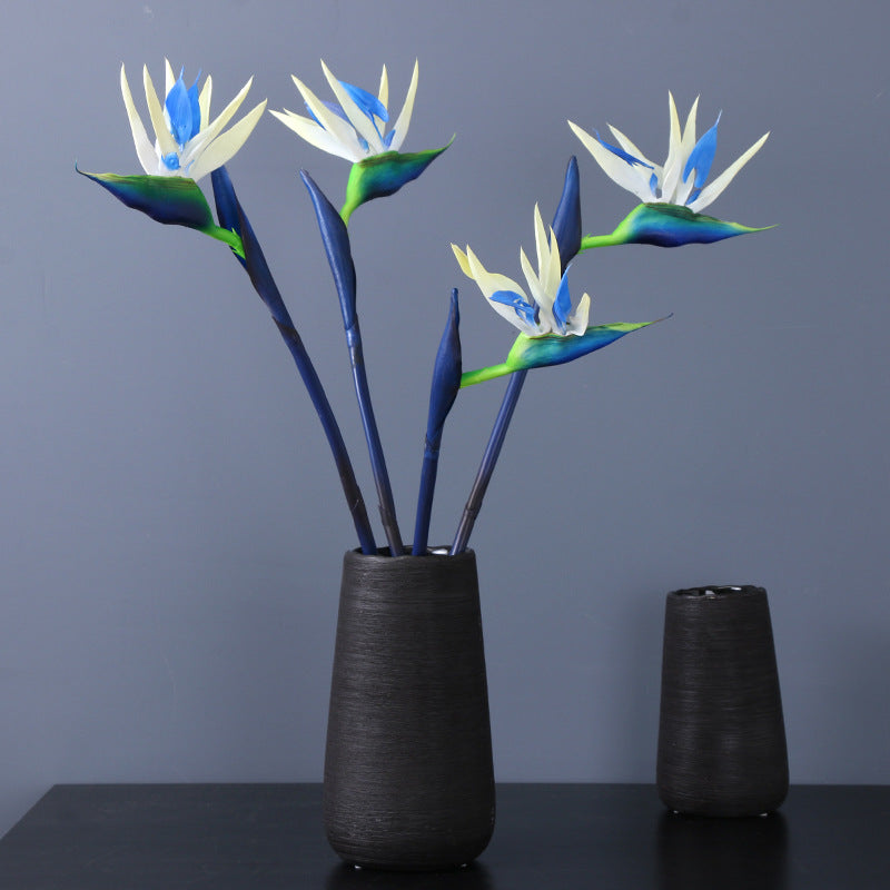 32 Inch Birds of Paradise Stems 10 Pcs Real Touch Latex Artificial Strelitzia Flowers