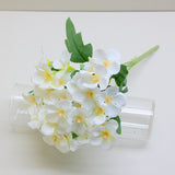 Bulk 12.6" Hydrangea Bush Artificial Silk Flowers for Home Wedding and Party Decoration Wholesale