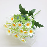 Bulk 13" Artificial Daisy Flowers Bush UV Resistant Fake Flowers for Home Garden Decorations Wholesale