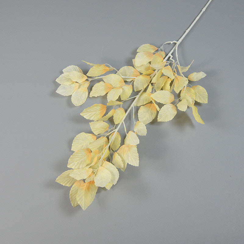 Bulk 41" Long Artificial Fall Beech Leaf Stems for Seasonal Home and Event Decor Wholesale