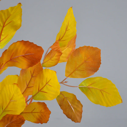 Bulk 41" Long Artificial Fall Beech Leaf Stems for Seasonal Home and Event Decor Wholesale