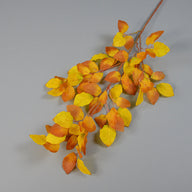 Bulk 41" Long Artificial Fall Beech Leaf Stems for Seasonal Home and Event Decor Wholesale