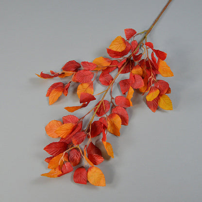 Bulk 41" Long Artificial Fall Beech Leaf Stems for Seasonal Home and Event Decor Wholesale