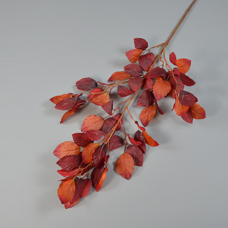 Bulk 41" Long Artificial Fall Beech Leaf Stems for Seasonal Home and Event Decor Wholesale