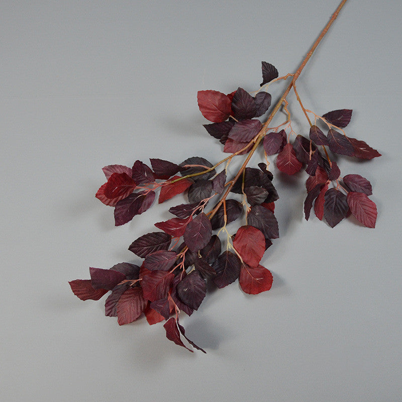 Bulk 41" Long Artificial Fall Beech Leaf Stems for Seasonal Home and Event Decor Wholesale