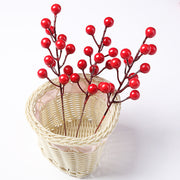 39 Pcs Artificial Holy Berry Stems Picks Christmas Decorations Bulk Wholesale