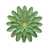 3D Metal Flower Wall Art (11.8”) – Living Room Sofa Background Decor