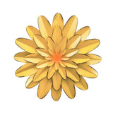 3D Metal Flower Wall Art (11.8”) – Living Room Sofa Background Decor