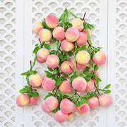 20 Inch Artificial Peach String Hanging Decoration, 1 Pc, Lifelike Simulation